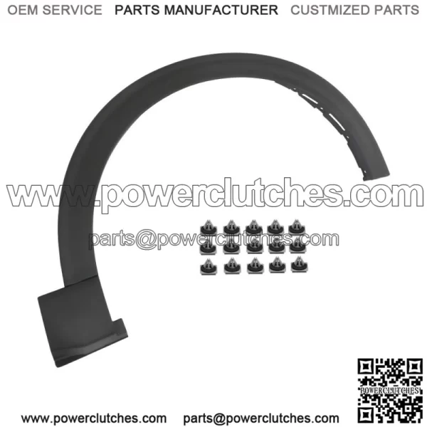 Front Right Fender Flares For 2020-2021 Ford Explorer LB5Z16039AA Black - Image 2