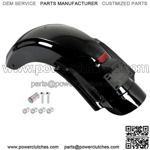 For 2009-2013 Touring Road King Street Glide CVO Style Rear Fender System W/LED