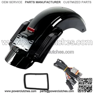 Rear Fender System LED Smoke Lens Set ABS For Touring Road Glide CVO 2014-2021