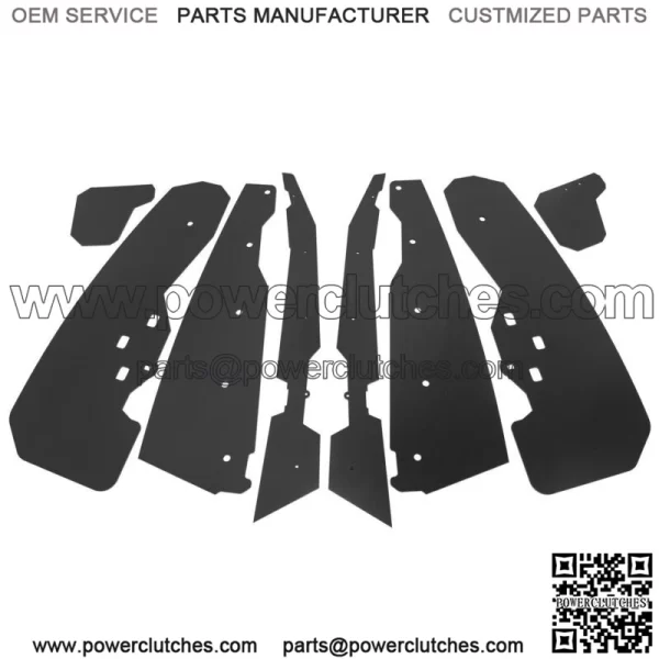 Front &Rear Mud Flaps Fender Flares For 14-21 Polaris RZR XP 1000 XP4 1000 Turbo (For: Polaris) - Image 2