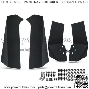 Simplified UTV Mud Flaps Fender Flares for Polaris RZR XP 1000 XP 4 1000 Turbo (For: Polaris)