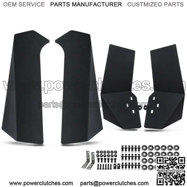 Simplified UTV Mud Flaps Fender Flares for Polaris RZR XP 1000 XP 4 1000 Turbo (For: Polaris)