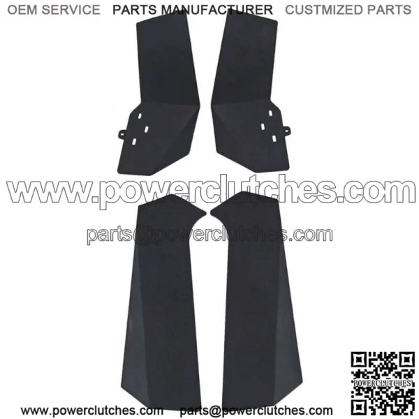 Simplified UTV Mud Flaps Fender Flares for Polaris RZR XP 1000 XP 4 1000 Turbo (For: Polaris) - Image 4