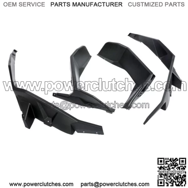 For Polaris RZR XP 1000 2014-2023 Fender Flares Mud Flaps Front & Rear Extended (For: Polaris)