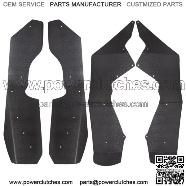 Fender Flares / Extensions Black Plastic For 2009-2014 Polaris RZR 800 (For: Polaris) - Image 3