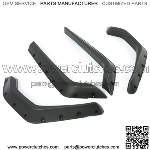 LH+RH 4Pieces Fender Flares For Polaris RZR 800 / 4 800 / 800 S 2008 2009 2010 (For: Polaris)