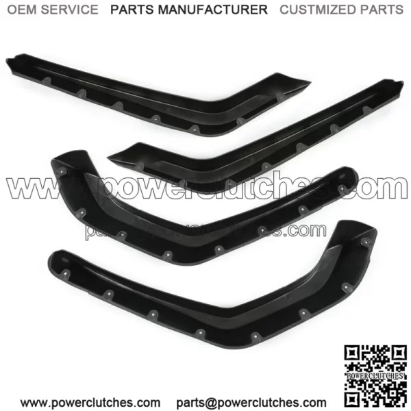 LH+RH 4Pieces Fender Flares For Polaris RZR 800 / 4 800 / 800 S 2008 2009 2010 (For: Polaris) - Image 2