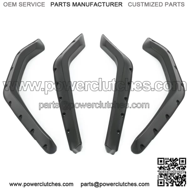 LH+RH 4Pieces Fender Flares For Polaris RZR 800 / 4 800 / 800 S 2008 2009 2010 (For: Polaris) - Image 4