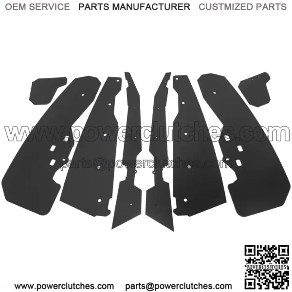 Extended Fender Flares Mud Flaps For 2014-2021 Polaris RZR XP 1000 & XP 1000 4 (For: Polaris) - Image 2