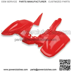 NEW POLARIS PREDATOR 500 FIGHTING RED REAR FENDER PLASTIC PLASTICS (For: Polaris)