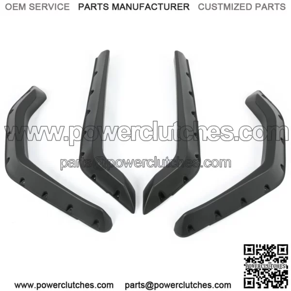 Set Of 4PCS PP Fender Flares For Polaris RZR 800 / 4 800 / 800 S 2008-10 Snap On (For: Polaris) - Image 4