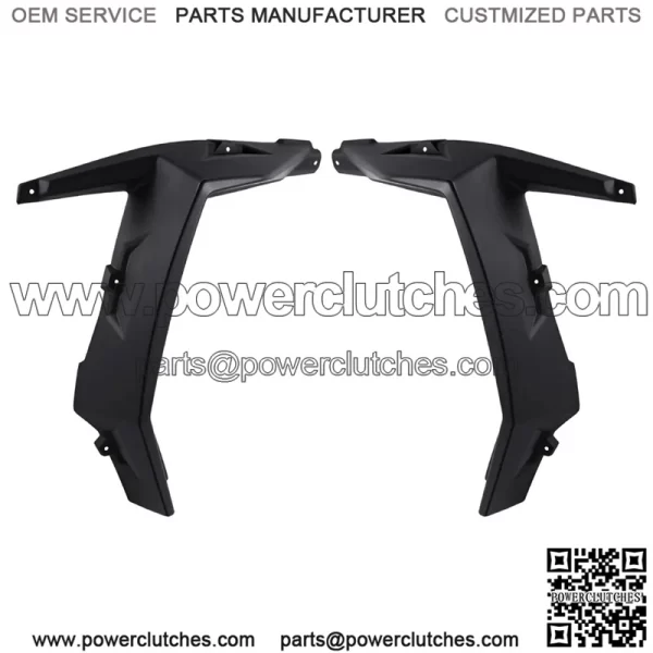 2pcs Front XXL Extended Fender Flares Compatible with Polaris RZR 1000 2014-2023 (For: Polaris)