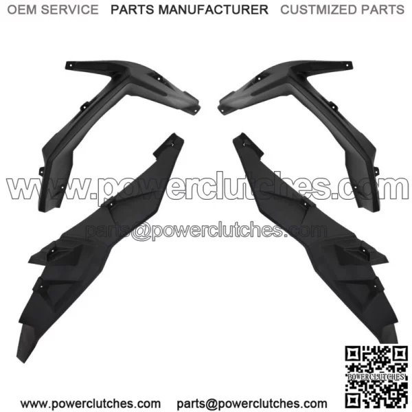 XXL Front Rear Extended Fender Flares For Polaris RZR XP 4 1000 Turbo 2014-23 (For: Polaris)
