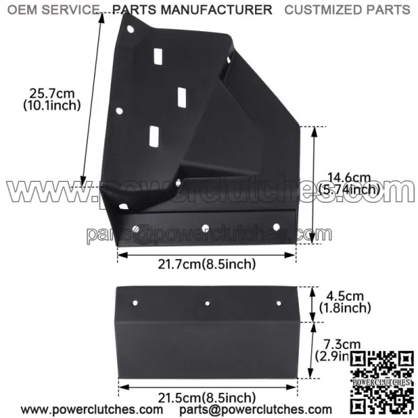 2PCS Mud Guards Mud Flaps Compatible with Polaris RZR XP 1000 900 S,for 2879938 - Image 3