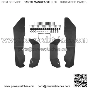4PCS Extended Fender Flares Mud Guards Flaps for 2014-2023 Polaris RZR XP 1000 (For: Polaris)