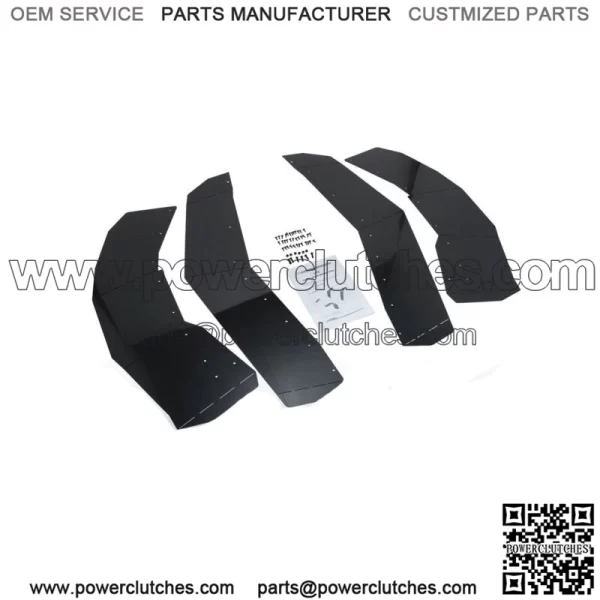 Front & Rear Fender Flares Mud Flaps For 2020+ Polaris RZR PRO XP/PRO R/Turbo R (For: Polaris)