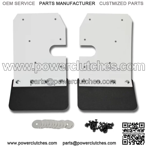 Mud Flaps for Polaris XL XXL Fenders RZR XP       WHITE
