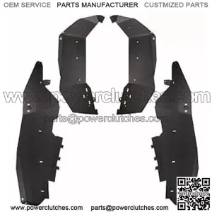 Front & Rear Fender Flare Kit for 2014-2022 Polaris RZR 1000 XP / XP 4 (For: Polaris)