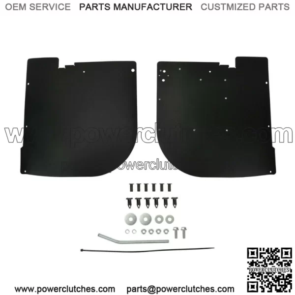 For 2013-2017 Polaris Ranger XP 900 XP 1000 Rear Mud Guards Fender Flares (For: Polaris) - Image 2
