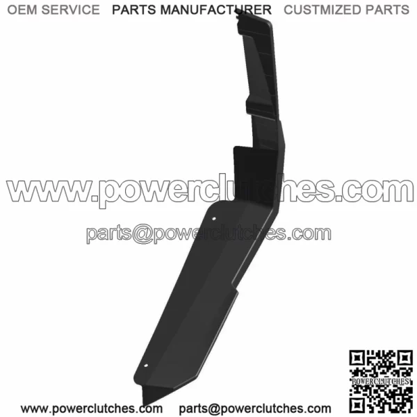 Polaris Fender Flare, Rear, Right, Gloss Black,  OEM Part 5453035-070