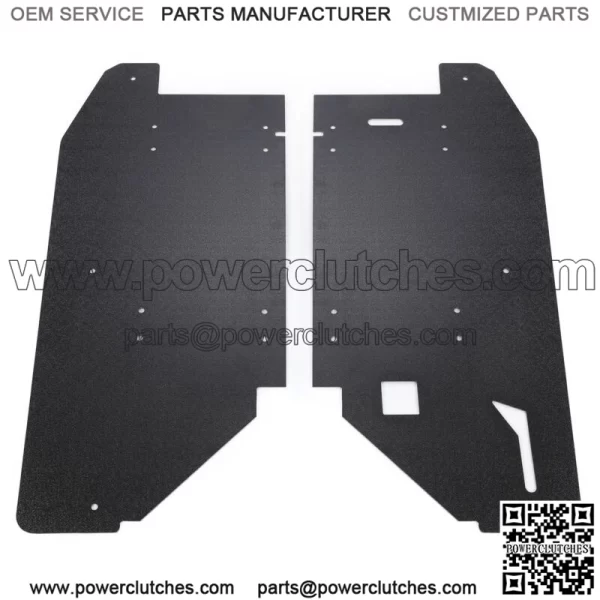 Set of 6 Fender Flares Black ABS For Polaris Midsize Ranger 570 & ETX 2015-2022 (For: Polaris) - Image 2