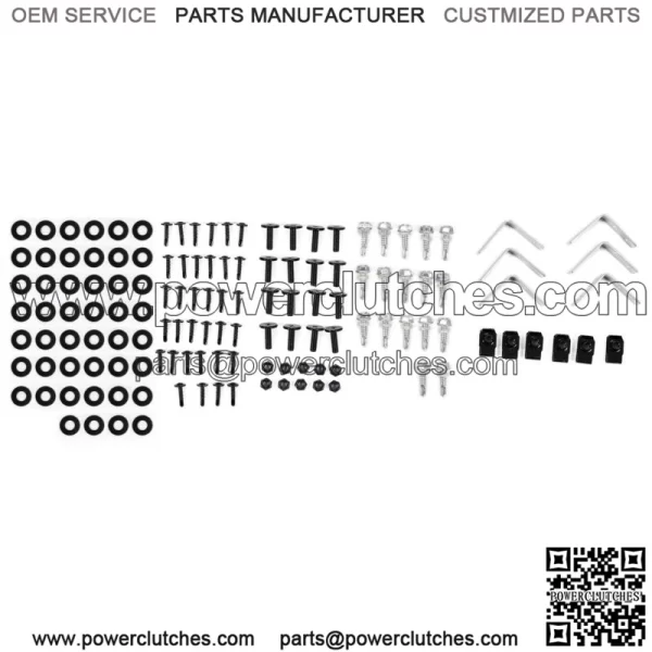 Set of 6 Fender Flares Black ABS For Polaris Midsize Ranger 570 & ETX 2015-2022 (For: Polaris) - Image 5