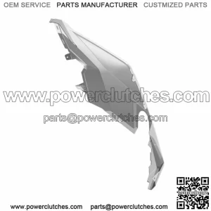 Polaris Fender, Front, Left, Indy Red,  OEM Part 5455882-293, Qty 1