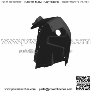 Polaris Front Fender, Right, White Lightning,  OEM Part 5453278-599 (For: Polaris)