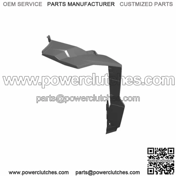 Polaris Fender Flare Assembly, Rear, Left, Gloss Black (For: Polaris)