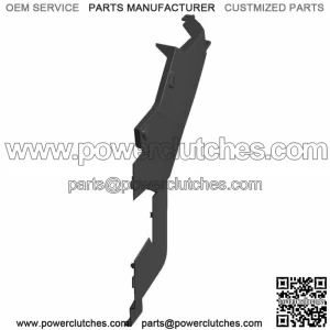 Polaris Fender Assembly, Rear, Clip, White Lightning (For: Polaris)