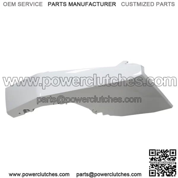 Polaris 5454552-599 White Lightning Painted Lefthand Upper Front Fender 2018-19 (For: Polaris) - Image 2