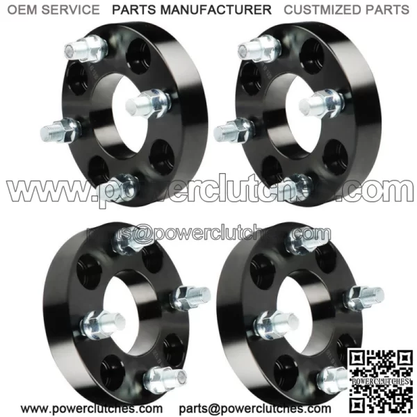 4pcs 1 inch 4x4 Black ATV Wheel Spacers Fit EZ GO EZGO Club Car Golf Car