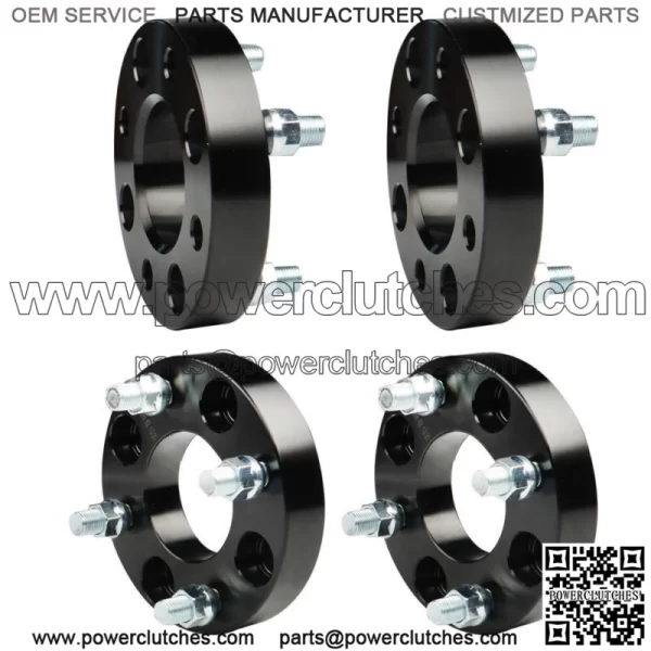 4pcs 1 inch 4x4 Black ATV Wheel Spacers Fit EZ GO EZGO Club Car Golf Car - Image 3