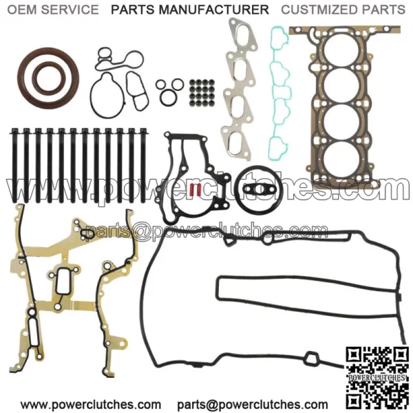 Cylinder Head Gasket Bolt Kit For 2011-2016 Chevy Cruze Sonic Buick Encorde Trax 1.4L