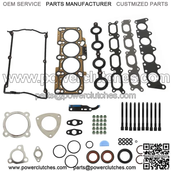 Cylinder Head Gasket Kit and Bolts for Audi A4 TT Quattro VW Beetle Jetta 1.8L Turbo DOHC