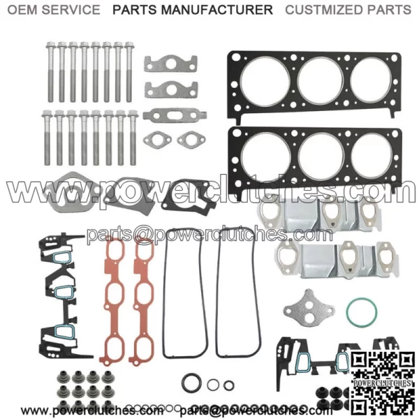 Engine Gasket Set For Chevrolet Buick Pontiac 1996-2005 3.1L 3.4L V6 VIN "E""J" - Image 2