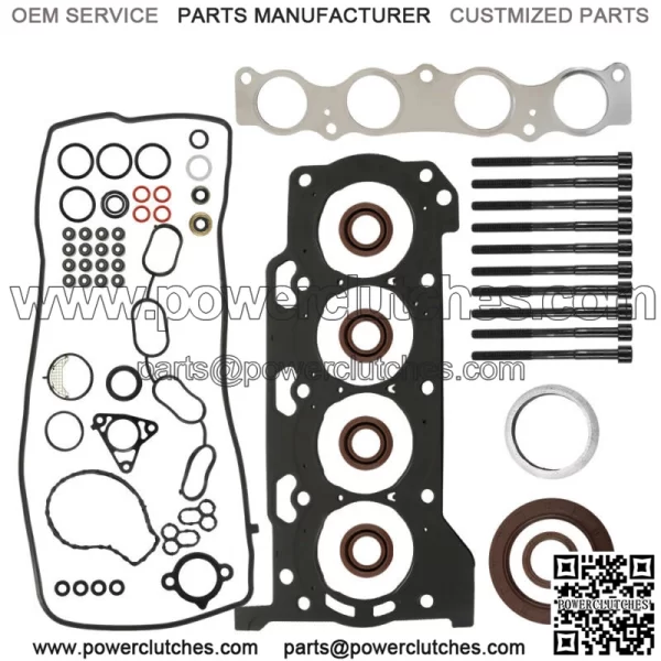 Cylinder Head Gasket with Bolts for 2010-2015 Toyota Prius V Lexus CT200h 1.8L 2ZRFXE