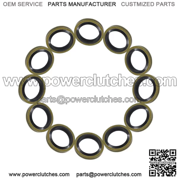12mm Seals Fuel Line Sealing Washer 12V 24V 5.9 For Cummins 3963983 - Image 2