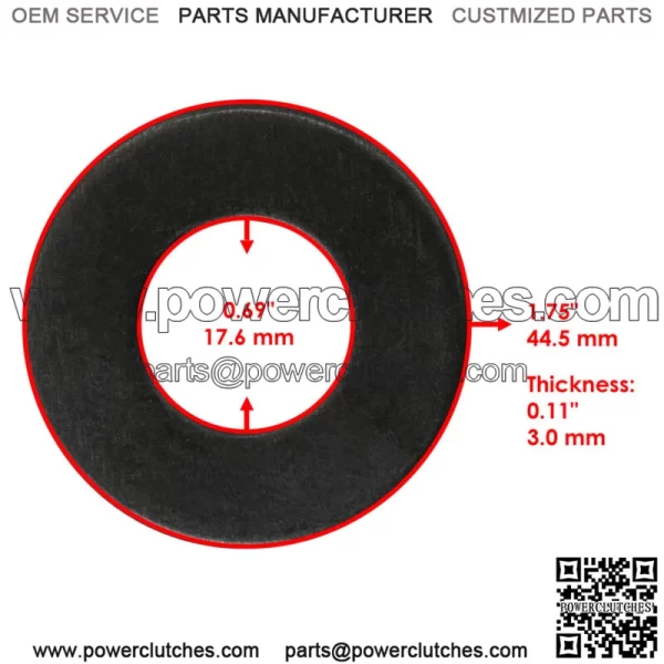 04043-06 Deck Blade Washer For Scag Cheetah SCZ48 SCZ52 SCZ61 SCZ72 - Image 2