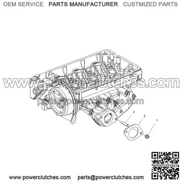 Polaris Gasket,  OEM Part 3040083, Qty 1