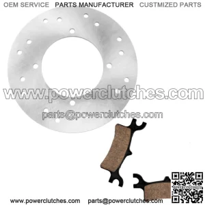 Rear Brake Disc Rotor with Pads for Polaris Sportsman 800 2005 2006 2007 (for: Polaris Sportsman 800)