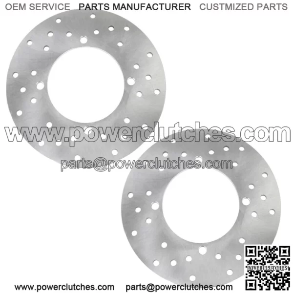 2 Rear Brake Disc Rotor For Polaris 5248250 Disc Brake Rear 2pcs (For: Polaris Sportsman 570)