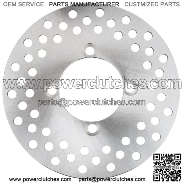 Front Brake Disc Rotor For Yamaha Rhino 660 YXR660 4X4 2004 2005 2006 2007 (For: 2006 Yamaha Rhino 660)