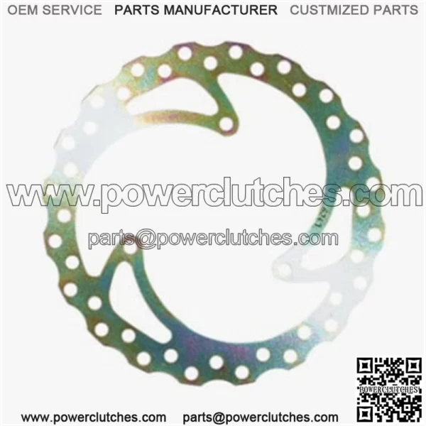 MD6243C - Front Left Stainless Steel Brake Rotor with Contoured Profile