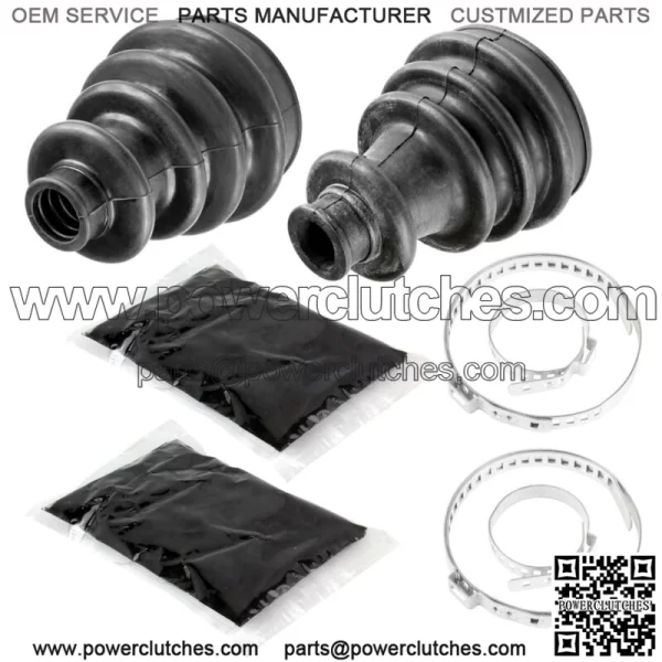 Front Axle Inner & Outer CV Boot Kit Fits Polaris Sportsman 700 800 MV7 4x4 2005 (For: Polaris Sportsman 800)