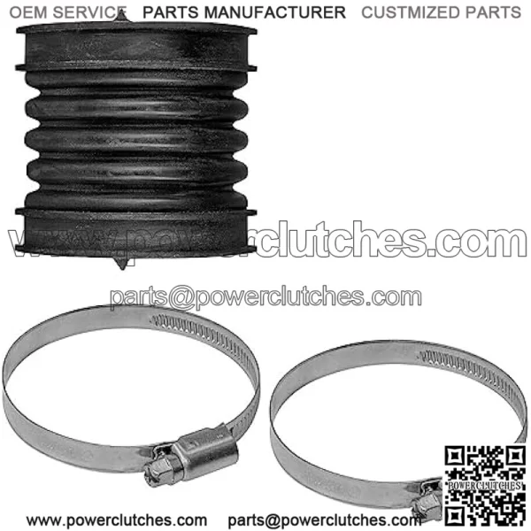 New Airbox Inlet Hose Boots and Clamps for Suzuki Eiger 400 LT-F400F 2003-2008 - Image 2