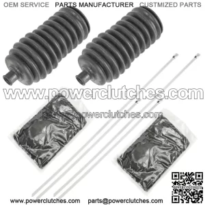 2 Steering Rack Boot Dust Cover For Yamaha Rhino 660 YXR660F 4X4 2004-2007 (For: Yamaha Rhino 660 2006)