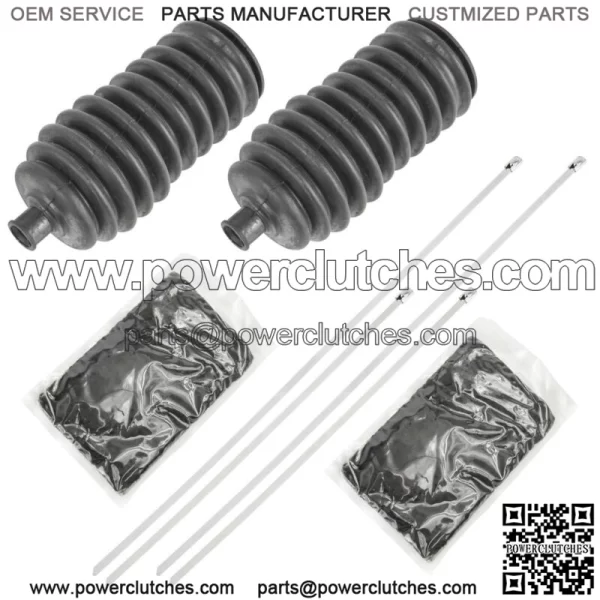 2 Steering Rack Boot Dust Cover For Yamaha Rhino 660 YXR660F 4X4 2004-2007 (For: Yamaha Rhino 660 2006)