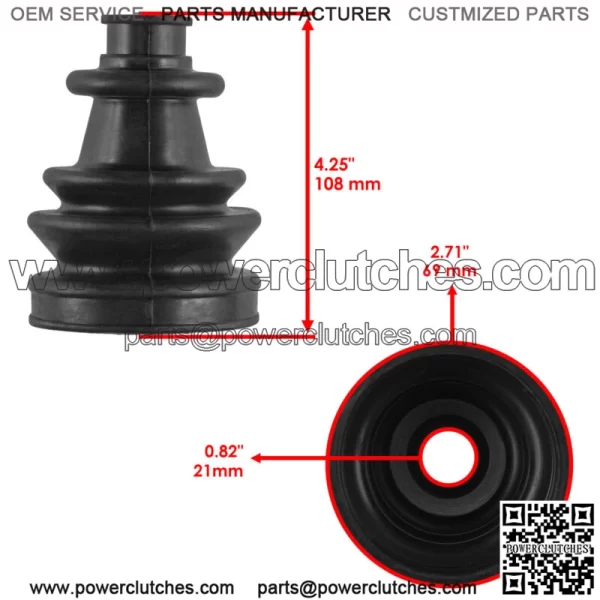 Front Right Left Axle CV Boot Kit for Polaris RZR S 800 EFI 2009-2013 2014 - Image 2
