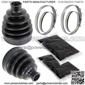 Front Axle Inner Outer CV Boot Kit for Can-Am Outlander 800 4X4 Xt 2006-2008